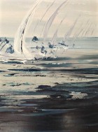 Une toile de Béatrice Perron - Balade