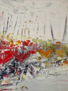 Une toile de Béatrice Perron - Le port enchanté